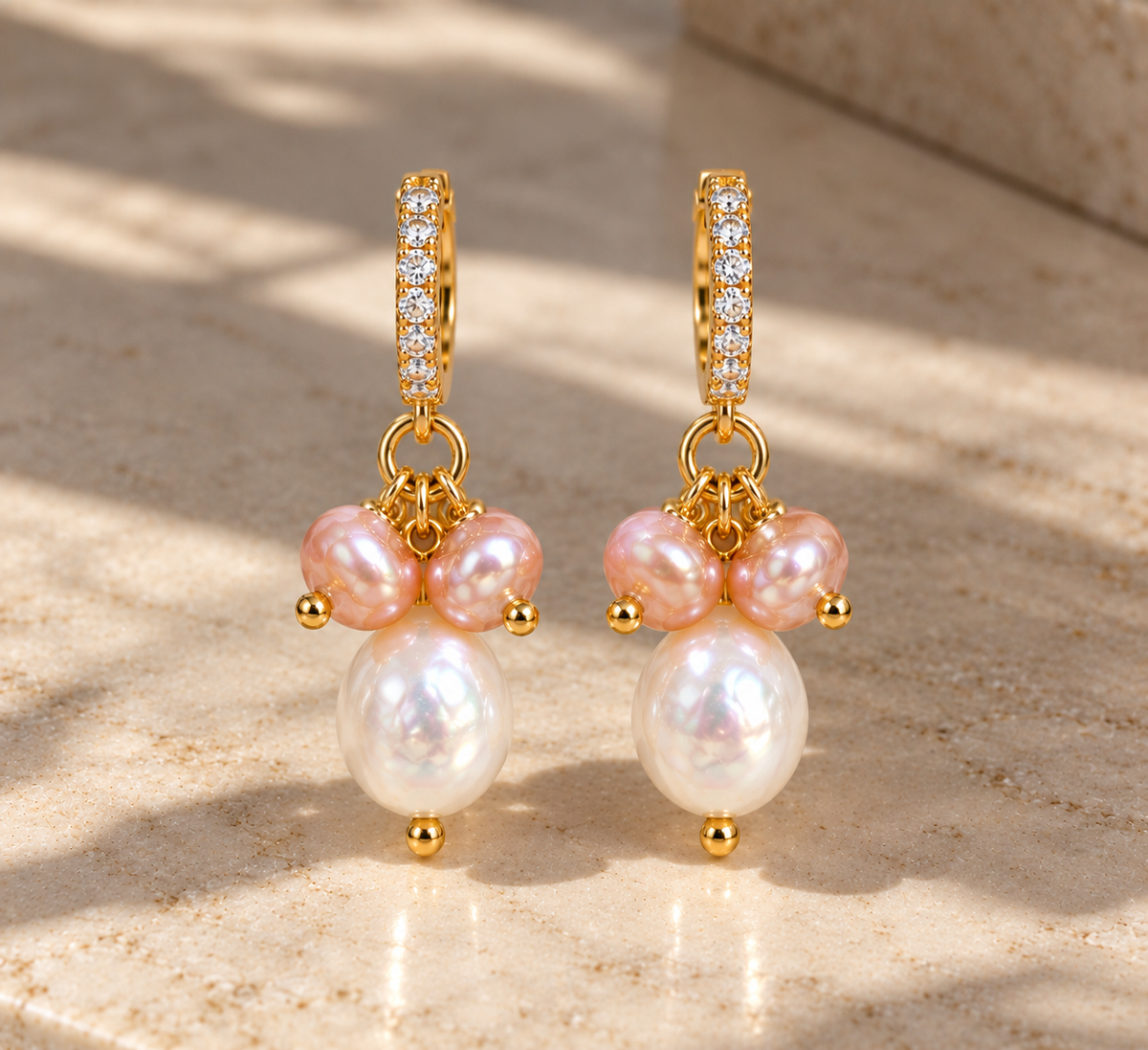 Louise pearl earrings