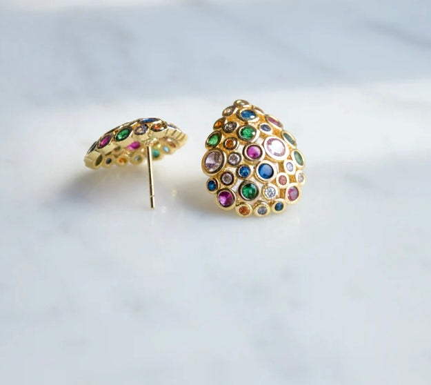 Charly color burst earrings