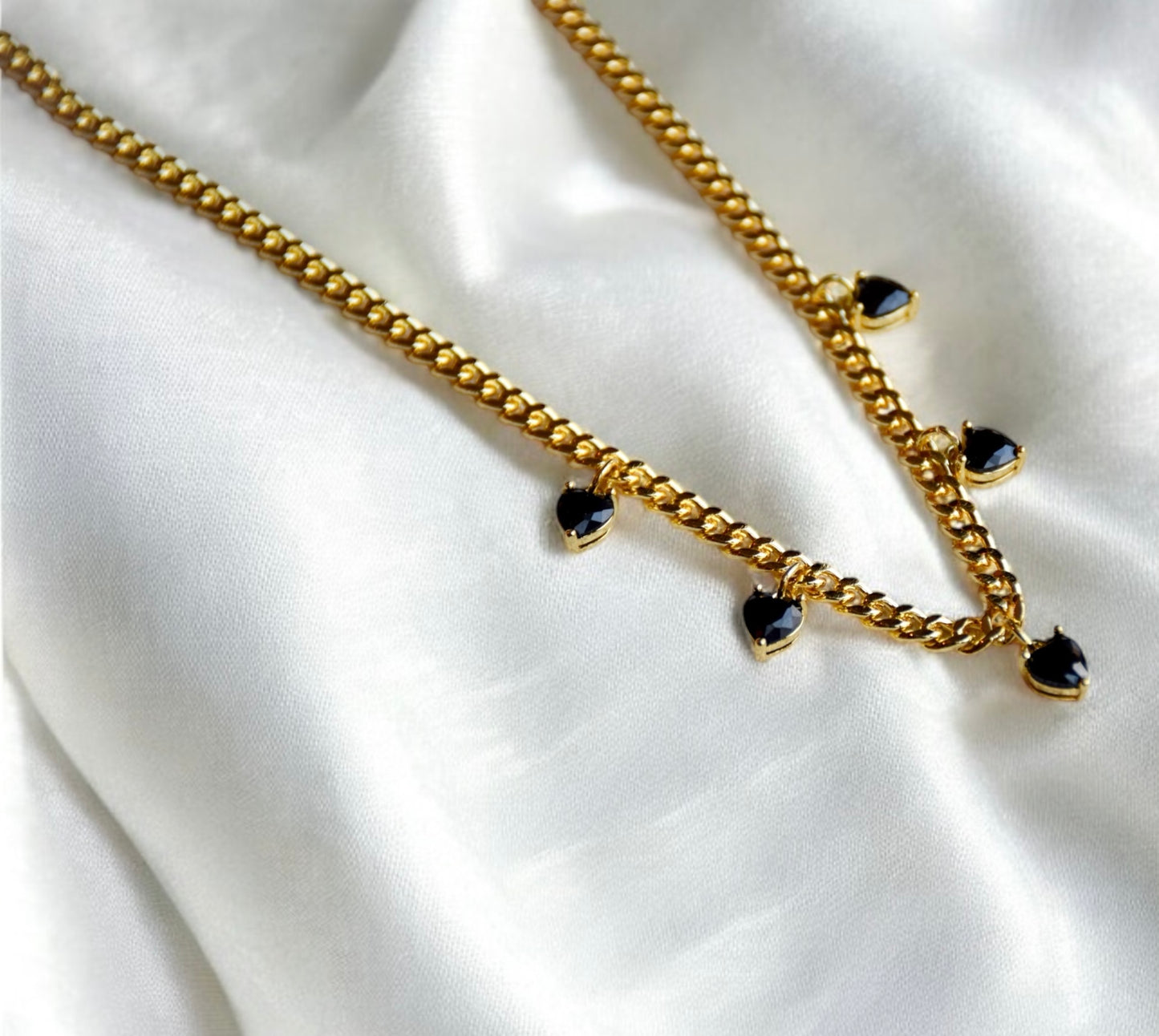 Paris black necklace