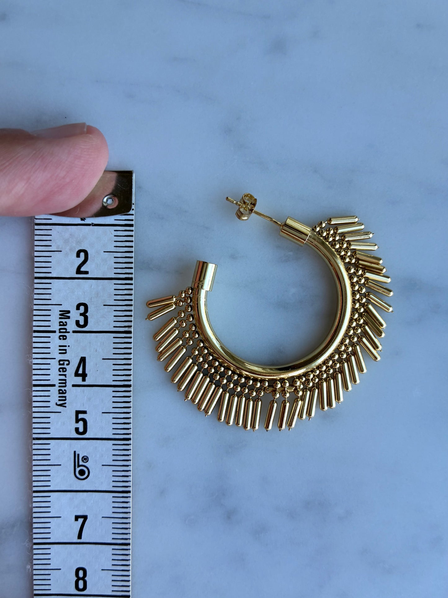 Anna gold earrings