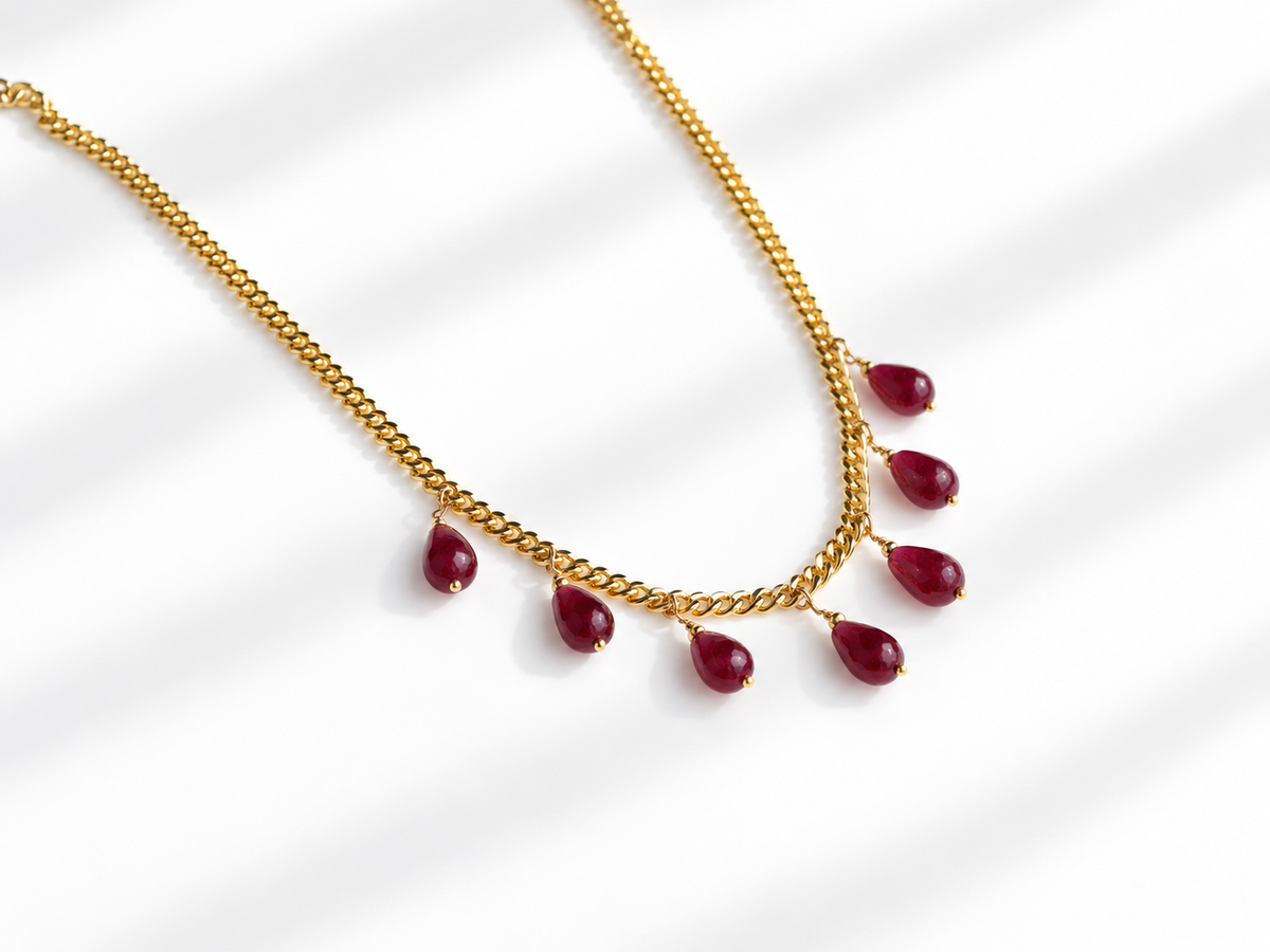 Scarlet muse necklace