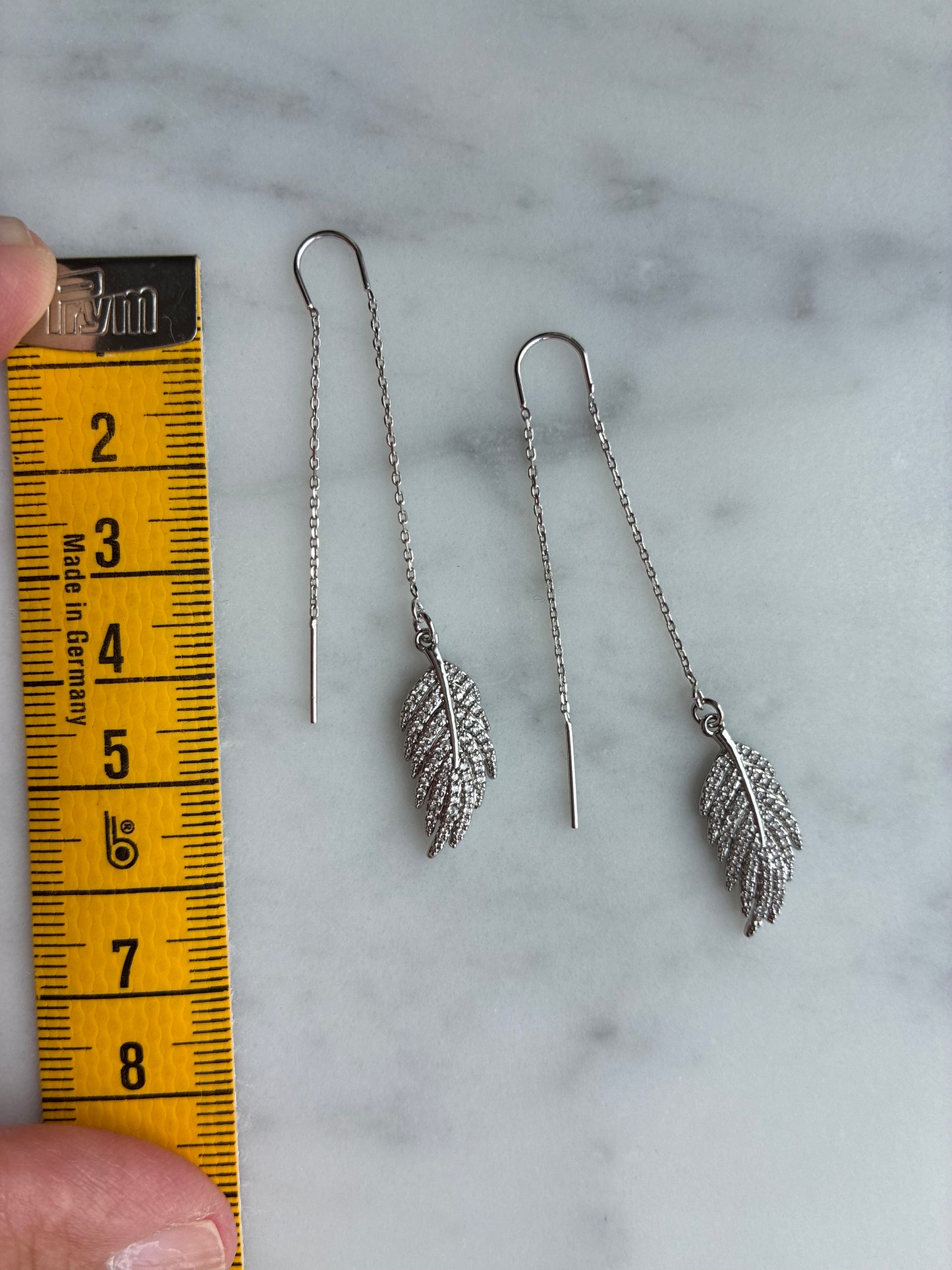 Silver feathers