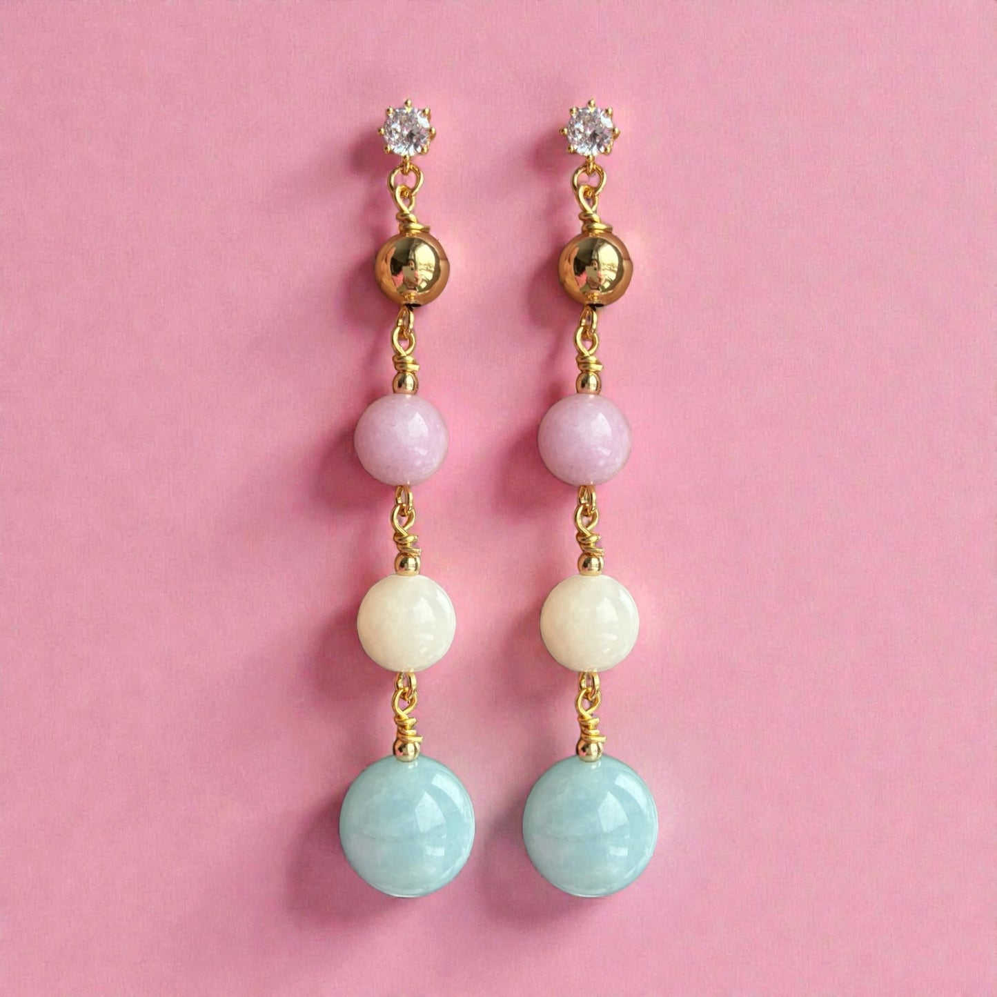 Spring earrings
