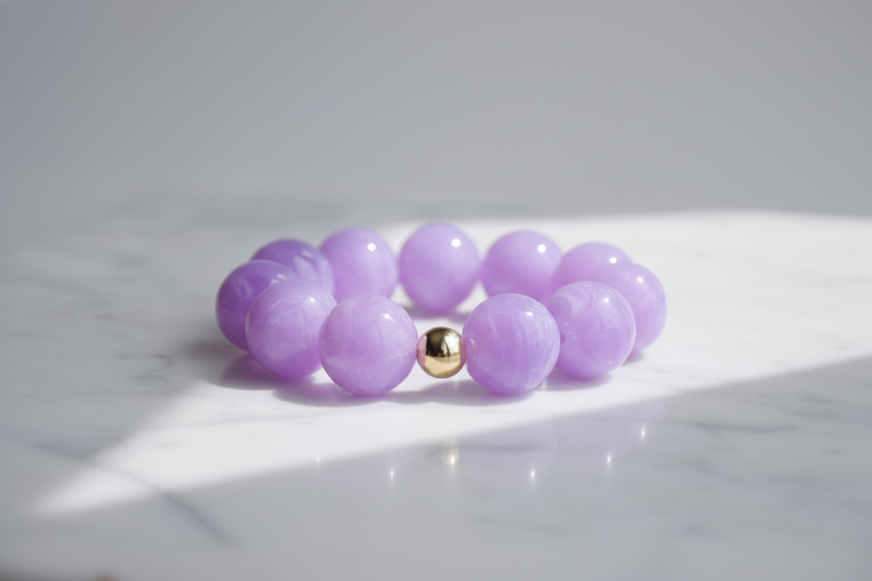 Happy purple bracelet