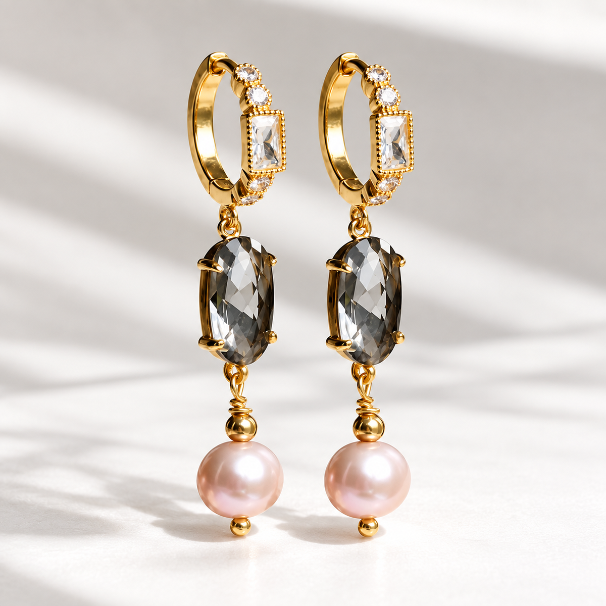 Amber earrings