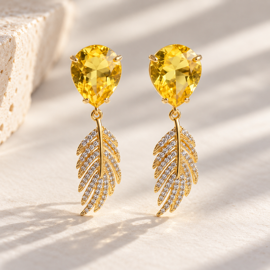 Golden amber drops