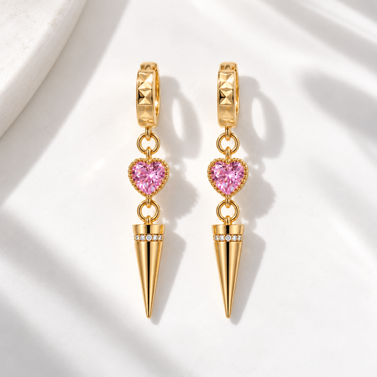 Zara pink earrings