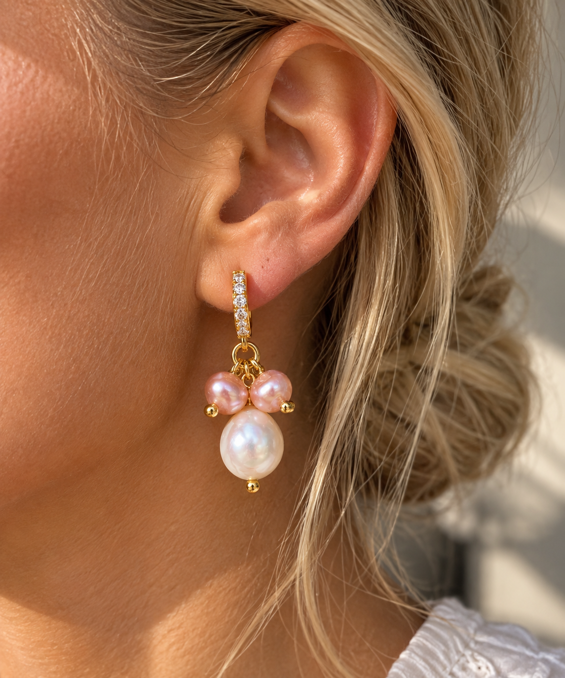Louise pearl earrings