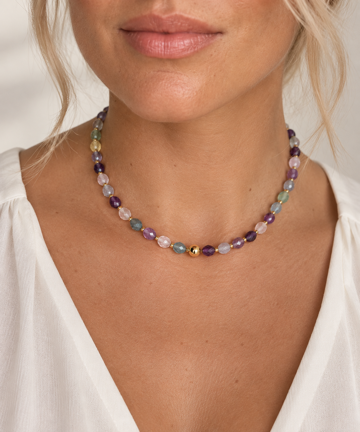 Fluorite necklace