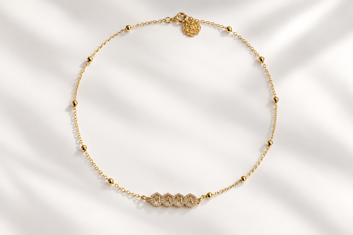Mama heart necklace
