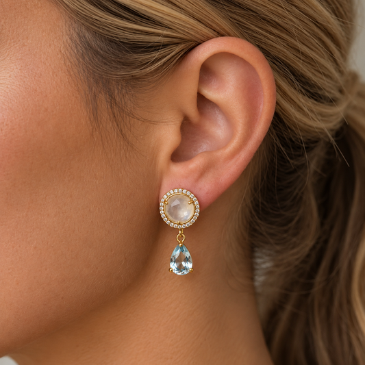 Emelie blue earrings