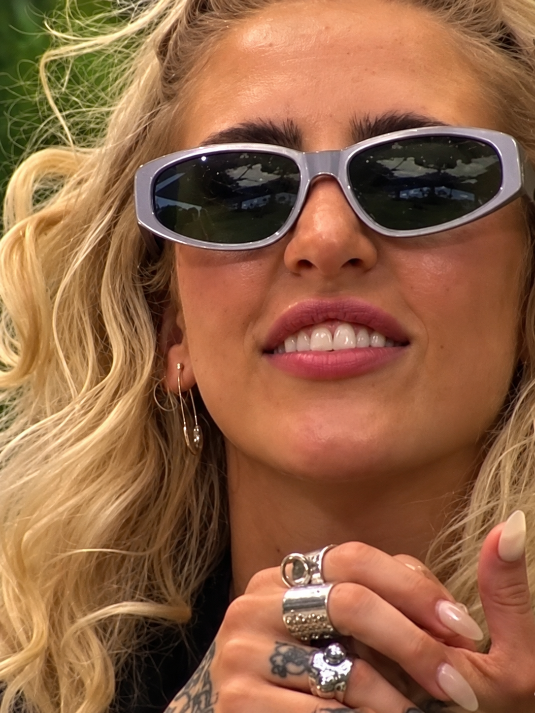Boobs silver ring