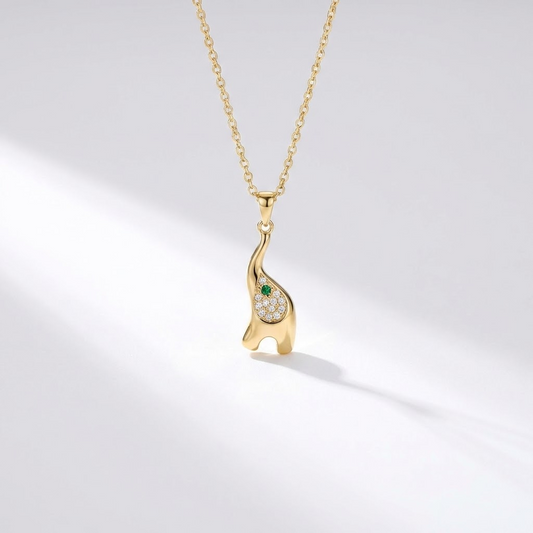 Lucy elephant necklace
