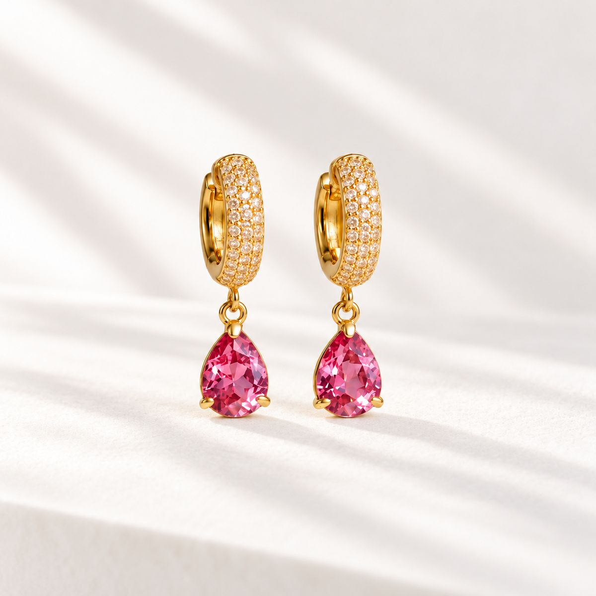 Bonnie ruby earrings