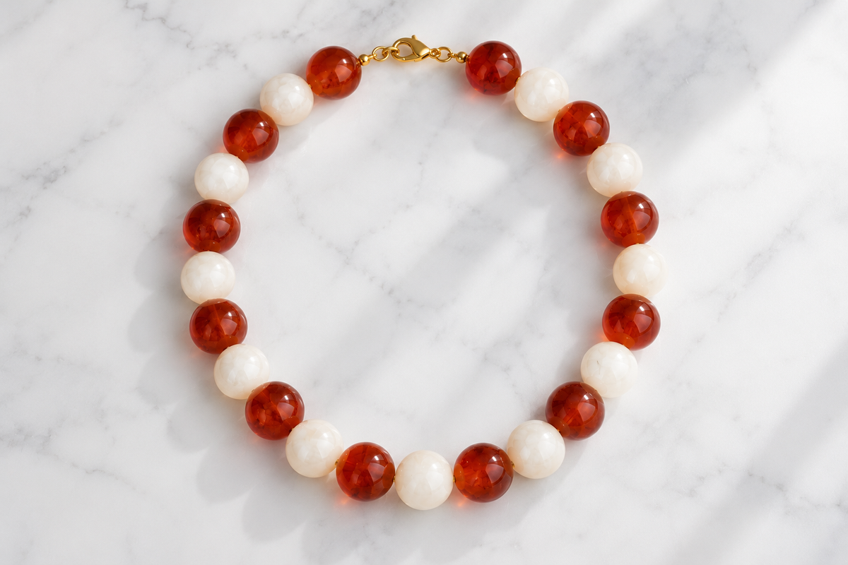 Cognac necklace
