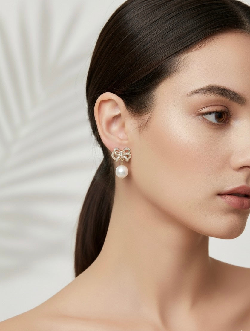 Perfect bow earrings