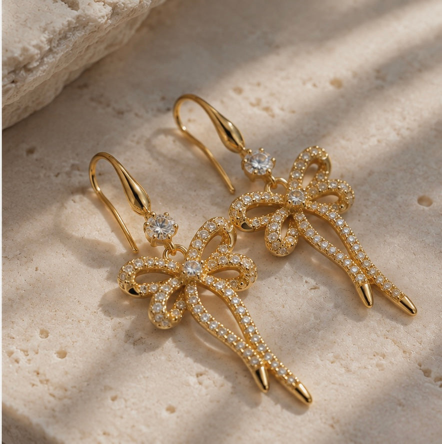 The perfect bow earrings