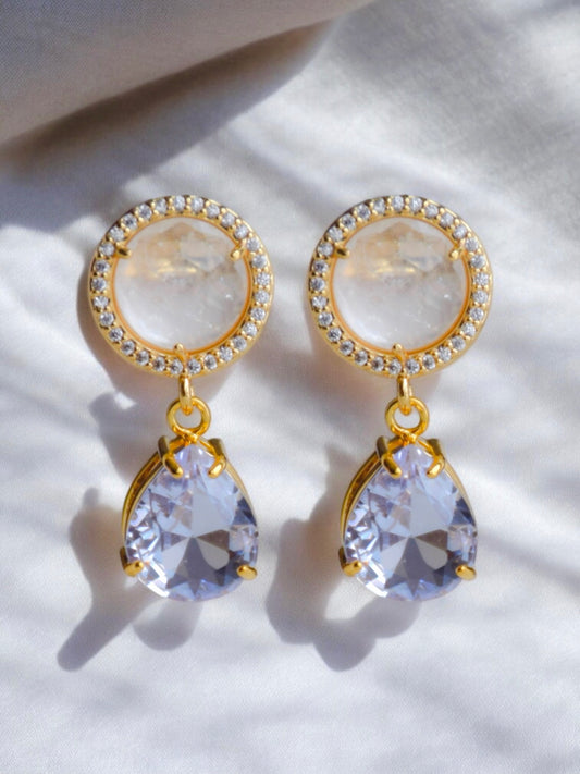 Lavender haze earrings