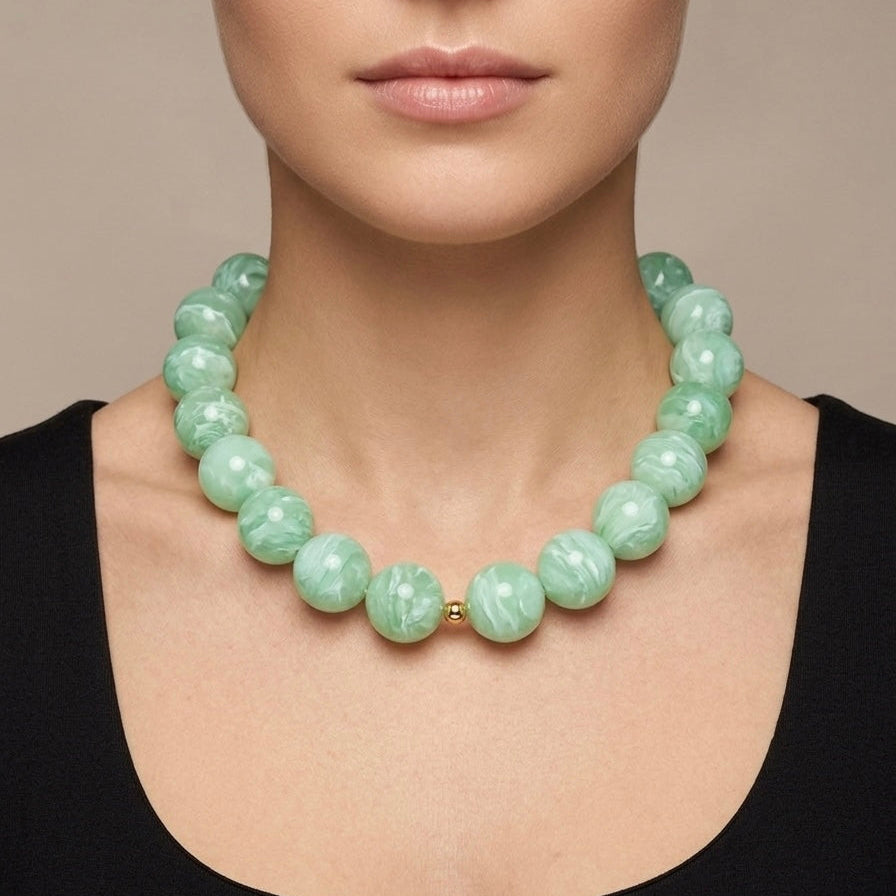 Joy green necklace