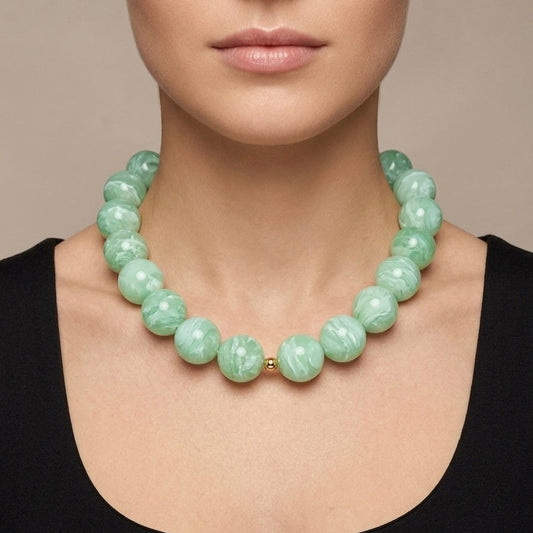 Joy green necklace