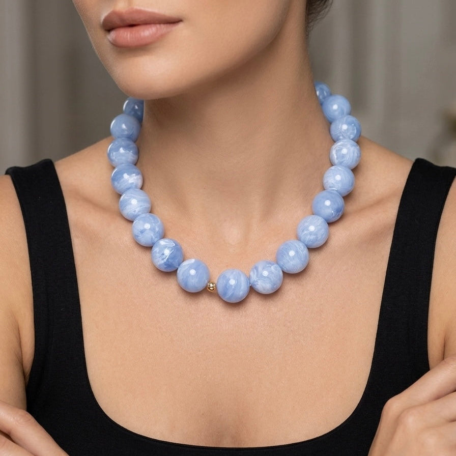 Joy blue necklace