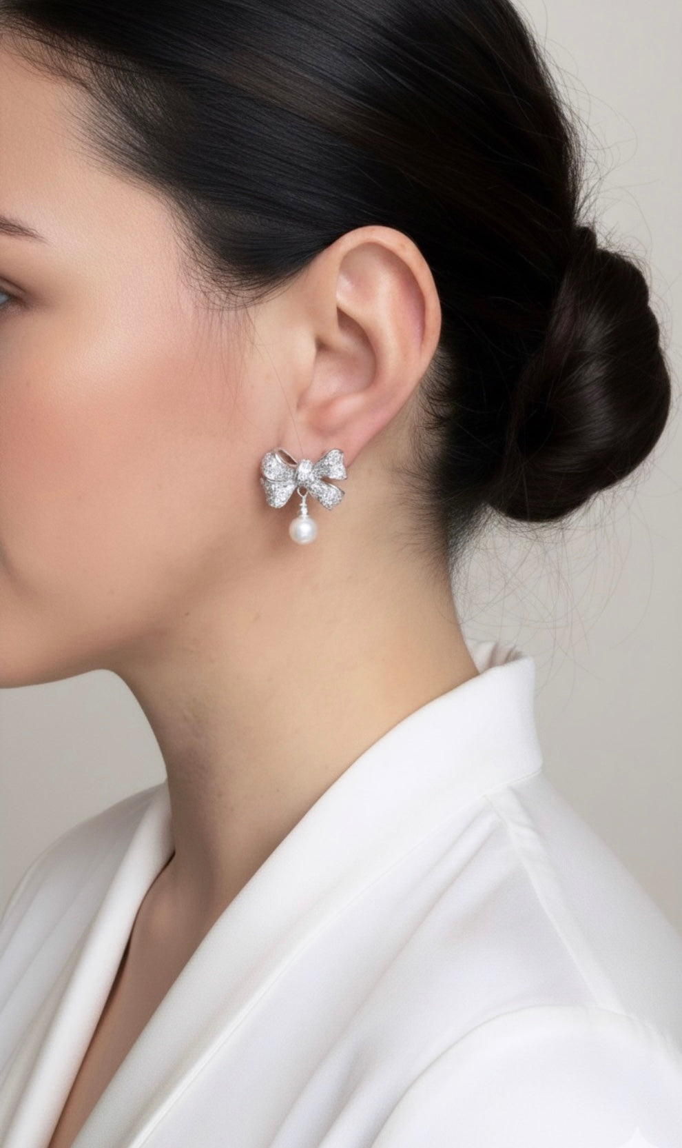 Stella silver earrings