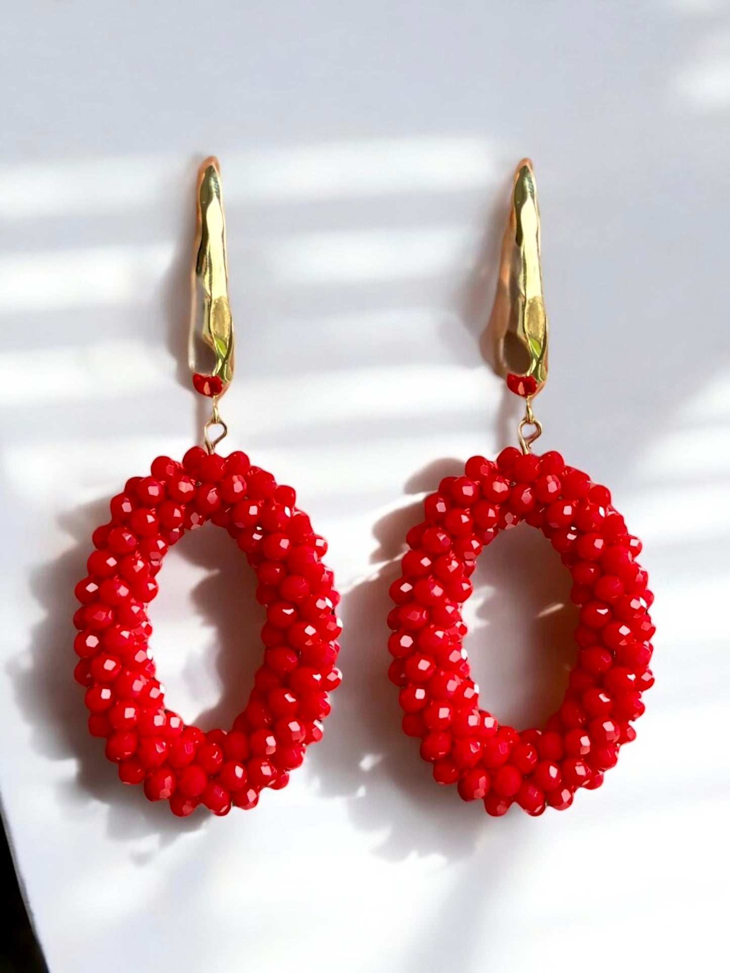 The Nina gold earrings