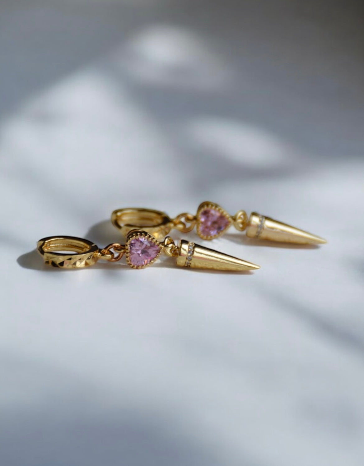 Zara pink earrings