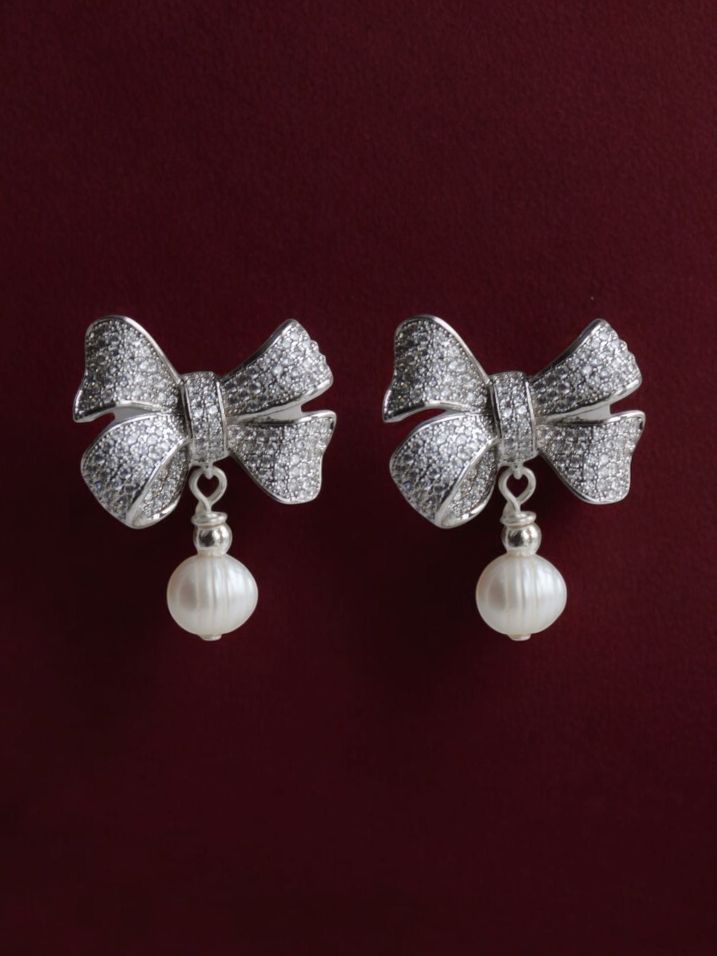 Stella silver earrings