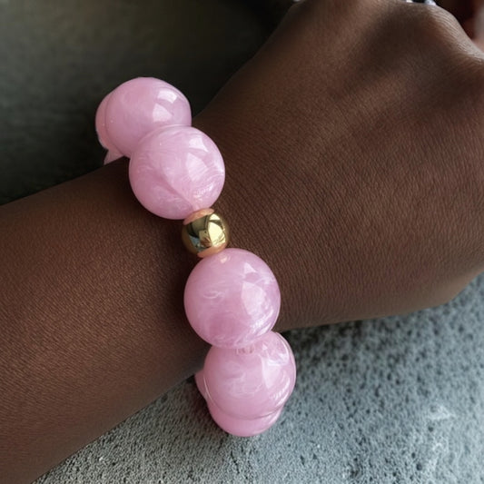 Happy pink bracelet