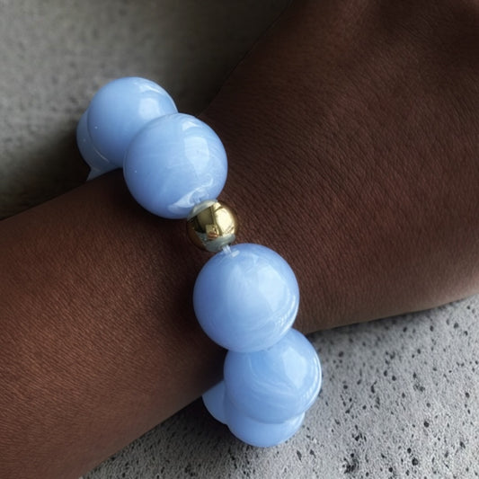 Happy blue bracelet