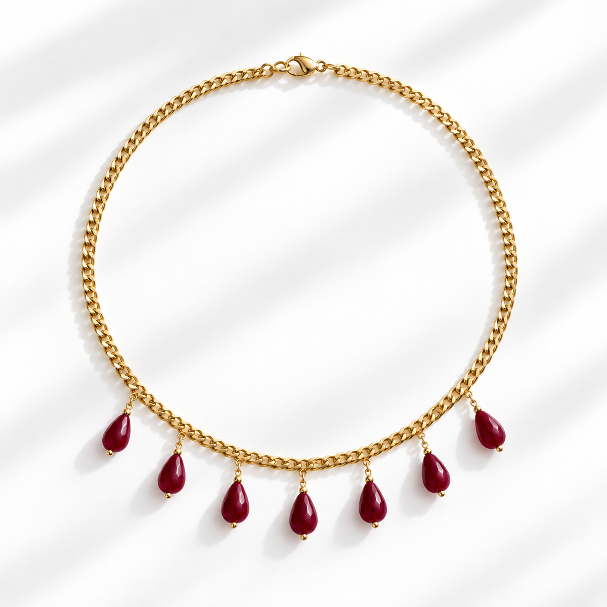 Scarlet muse necklace