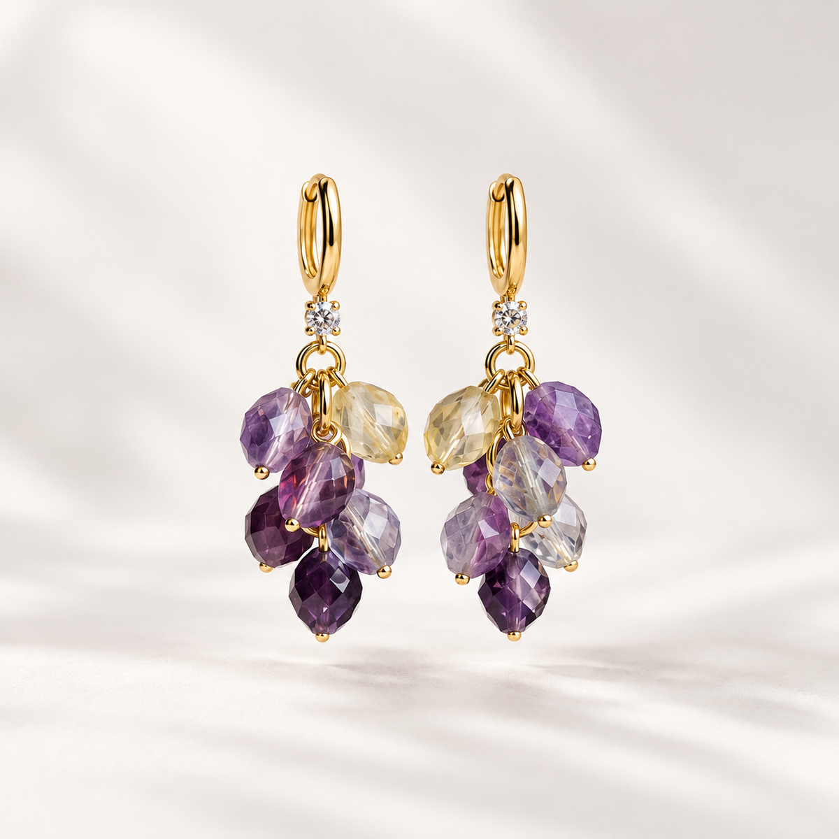 Lavender haze earrings