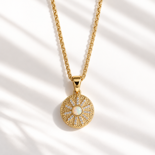 Medallion necklace