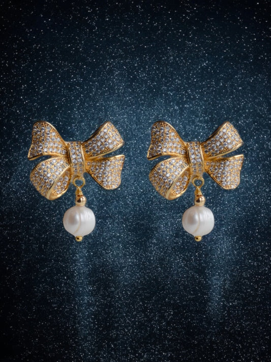 Stella gold earrings