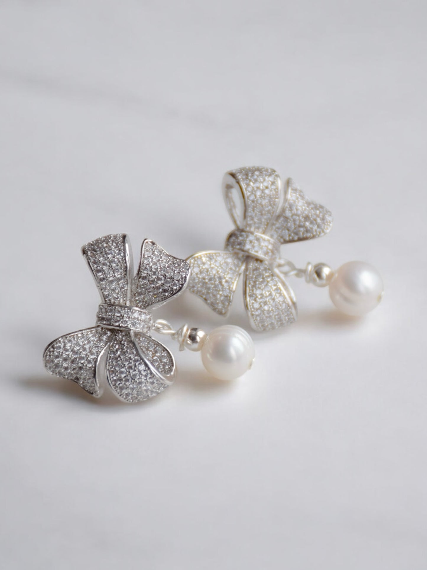 Stella silver earrings