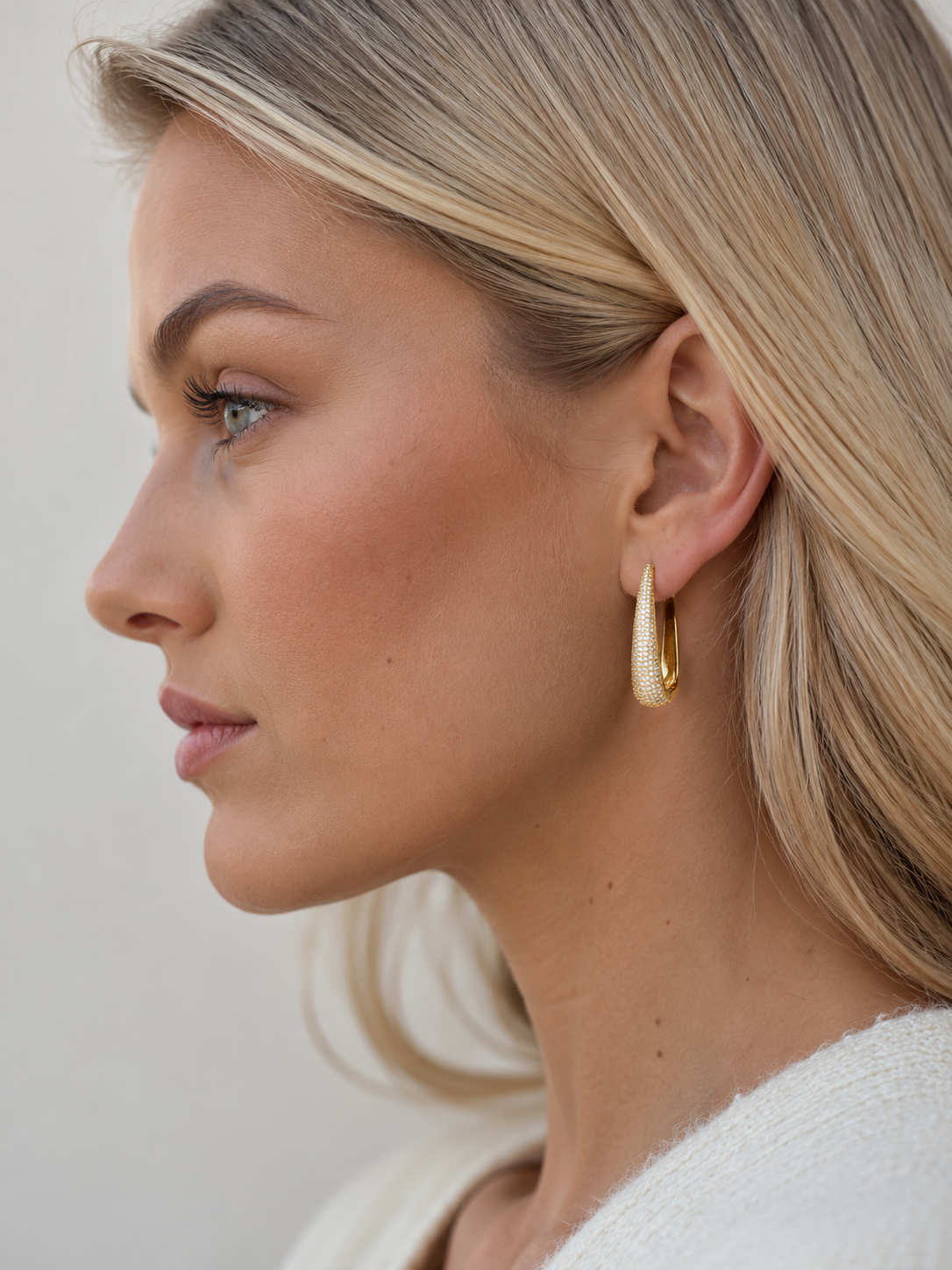 Ellery gold earrings