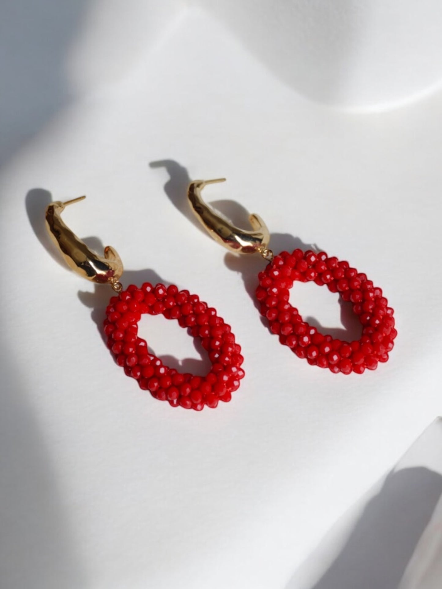 The Nina gold earrings