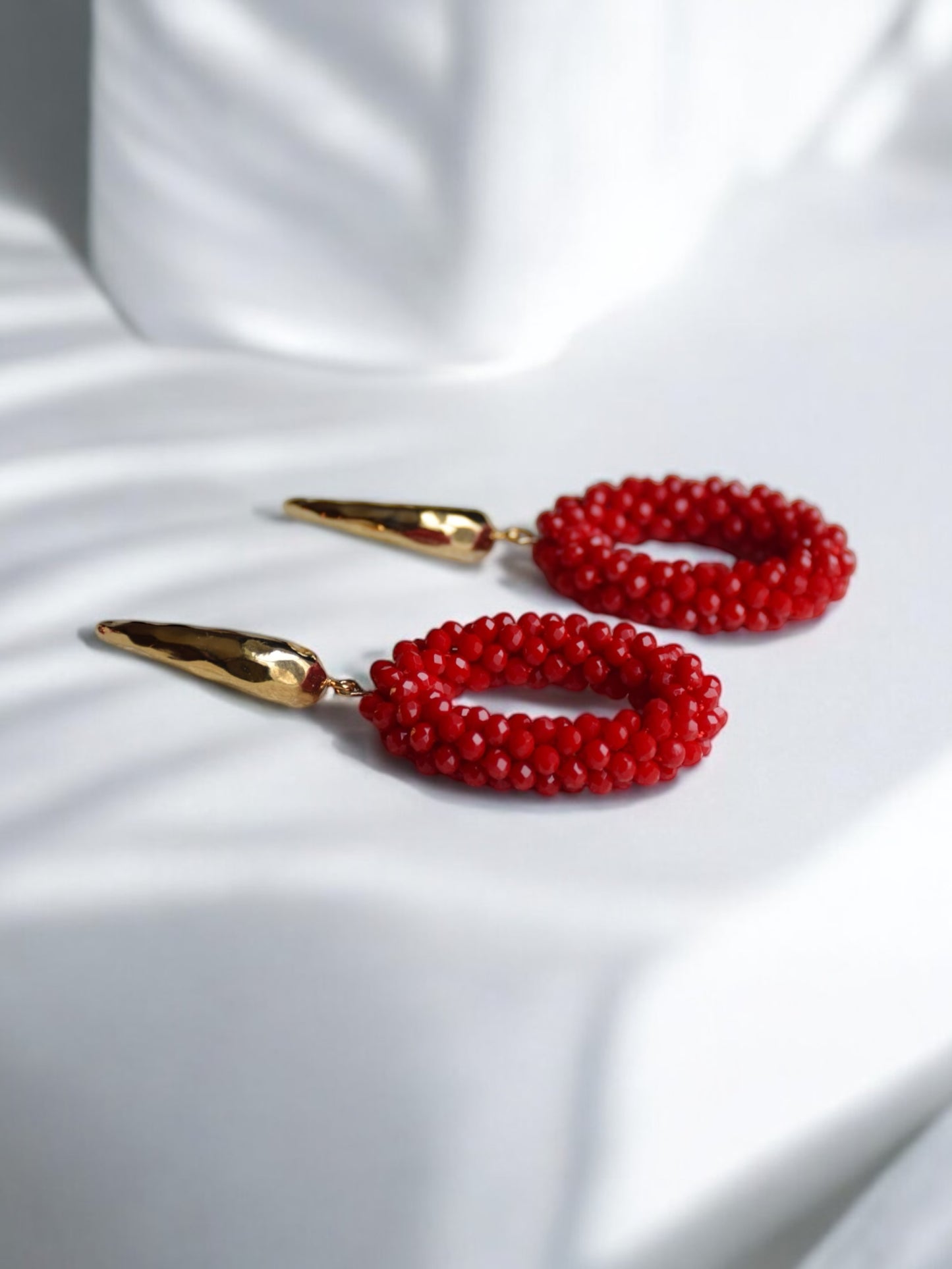 The Nina gold earrings