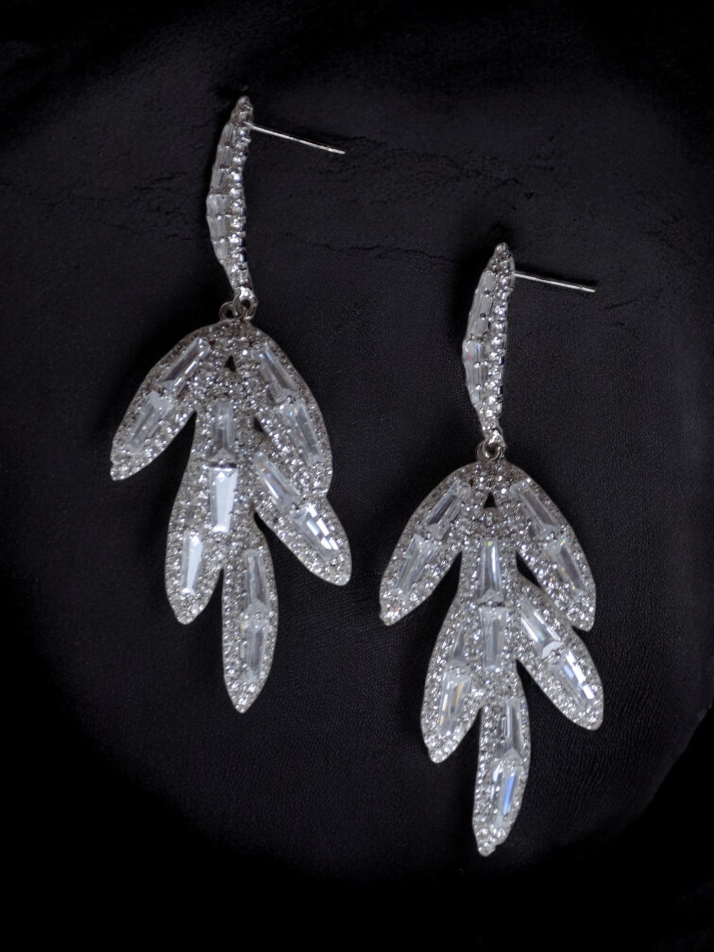 Anaïs silver earrings