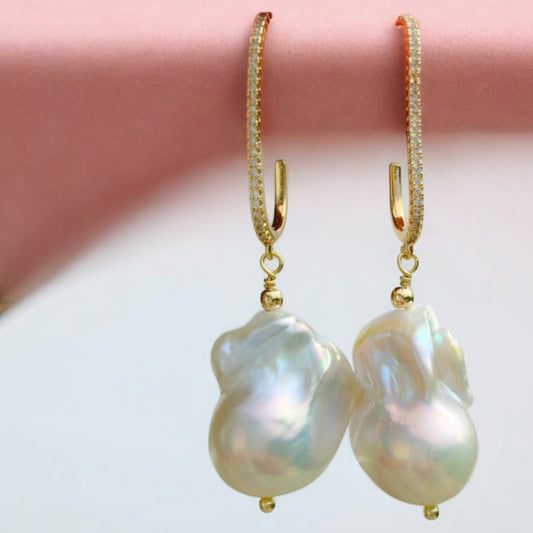 Perfect baroque earrings