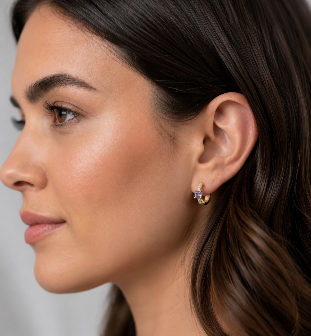 Mette gold hoop