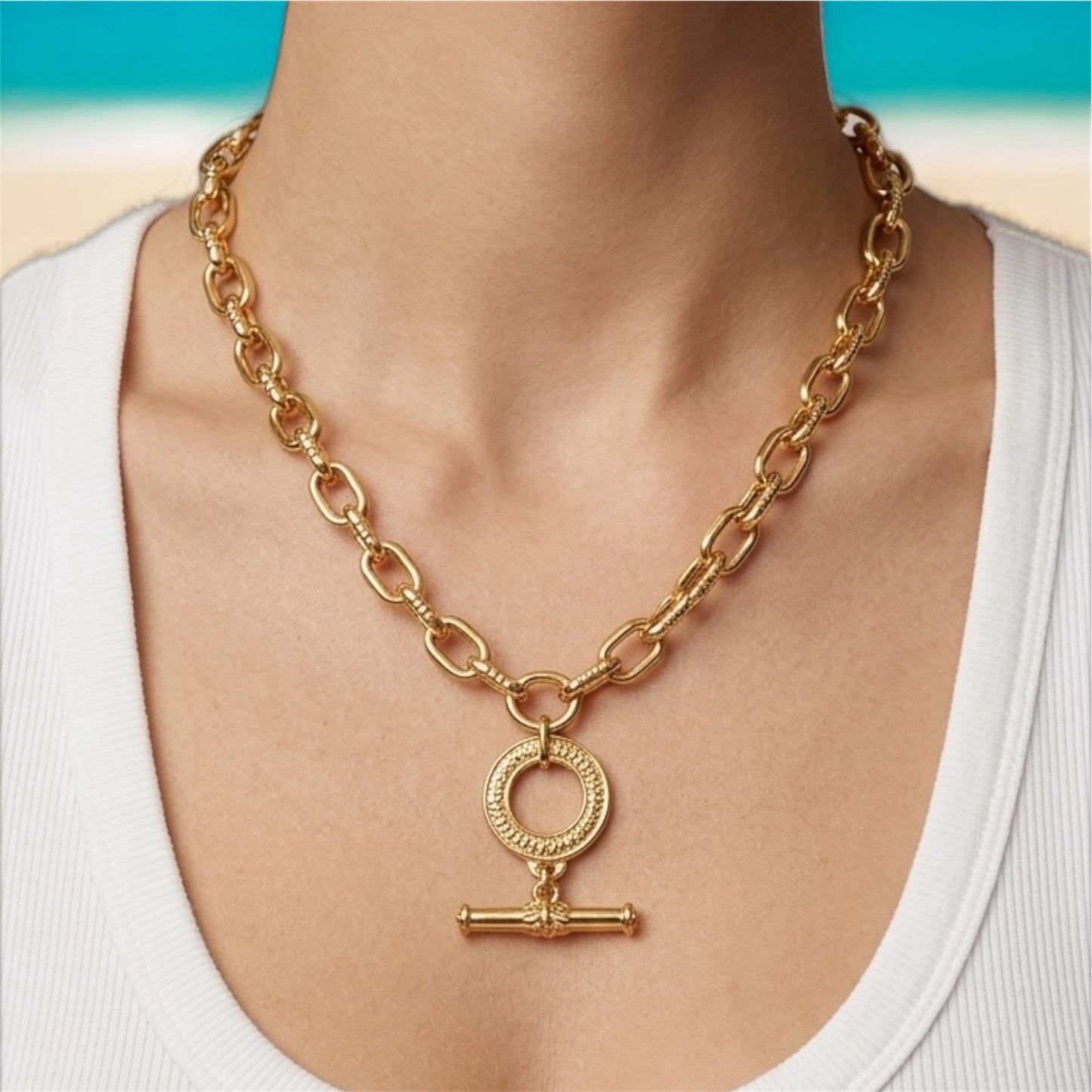T-bar necklace