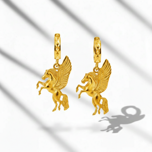 Mira pegasus earrings