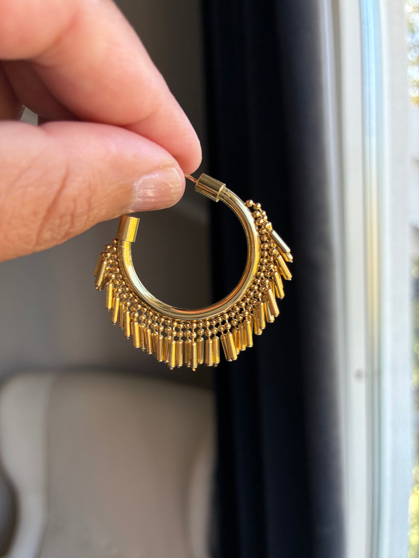 Anna gold earrings