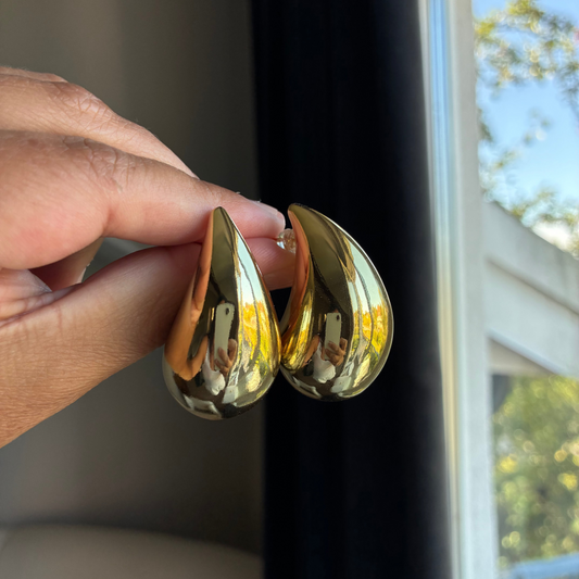 Big drop earring