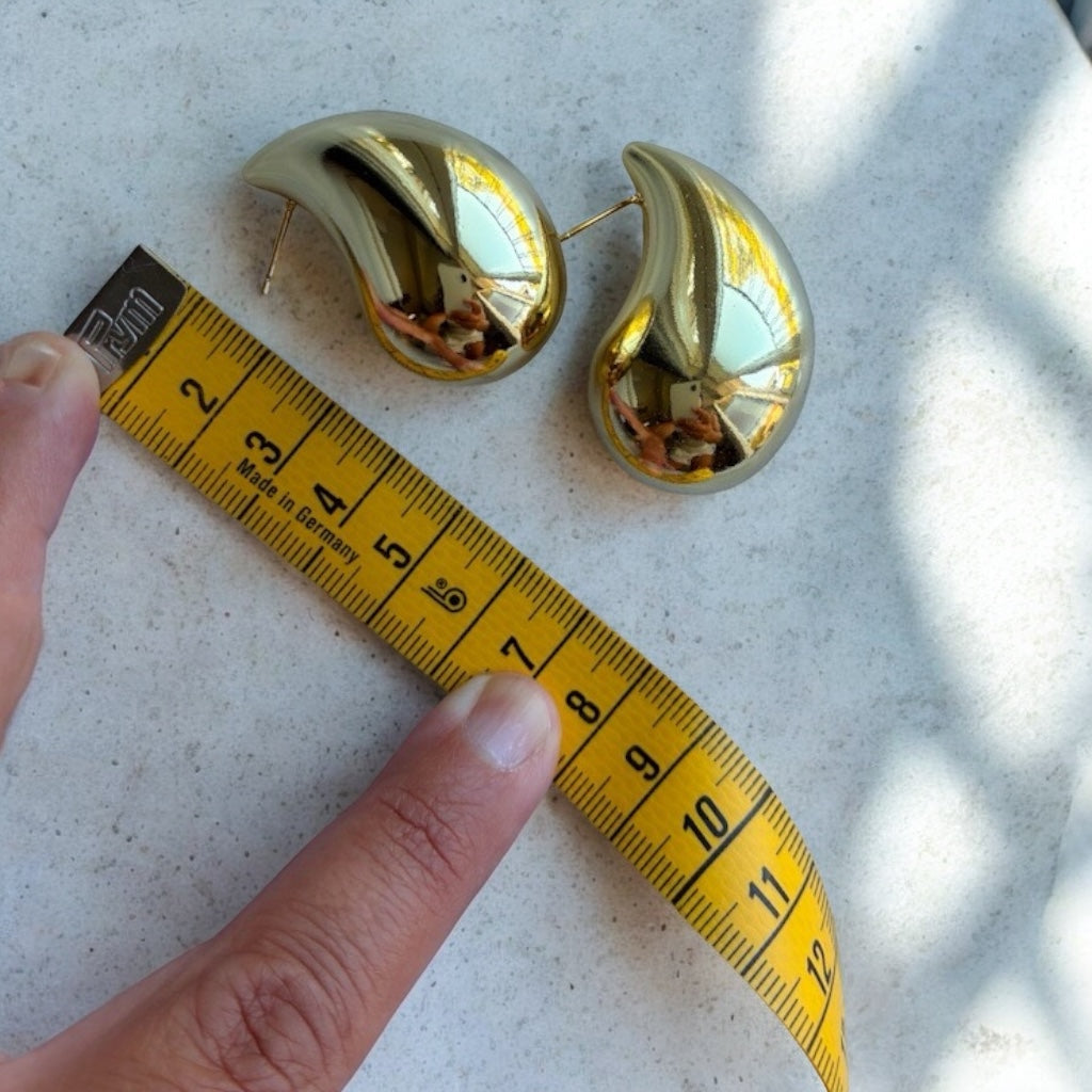 Big drop earring