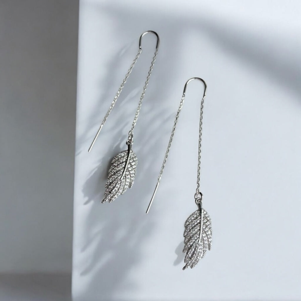 Silver feathers