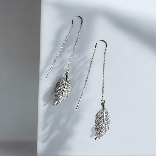 Silver feathers