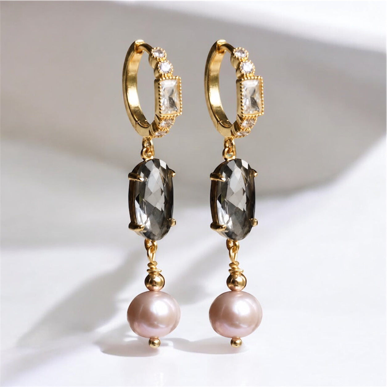 Amber earrings